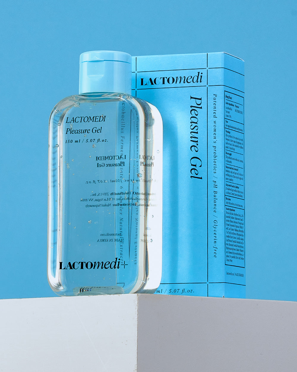 pleasure gel on a platform