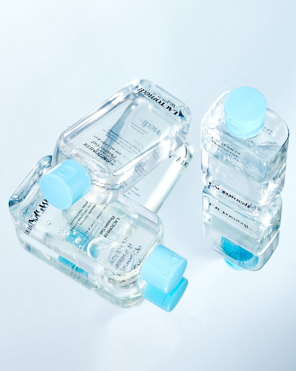 three bottles of pleasure gel