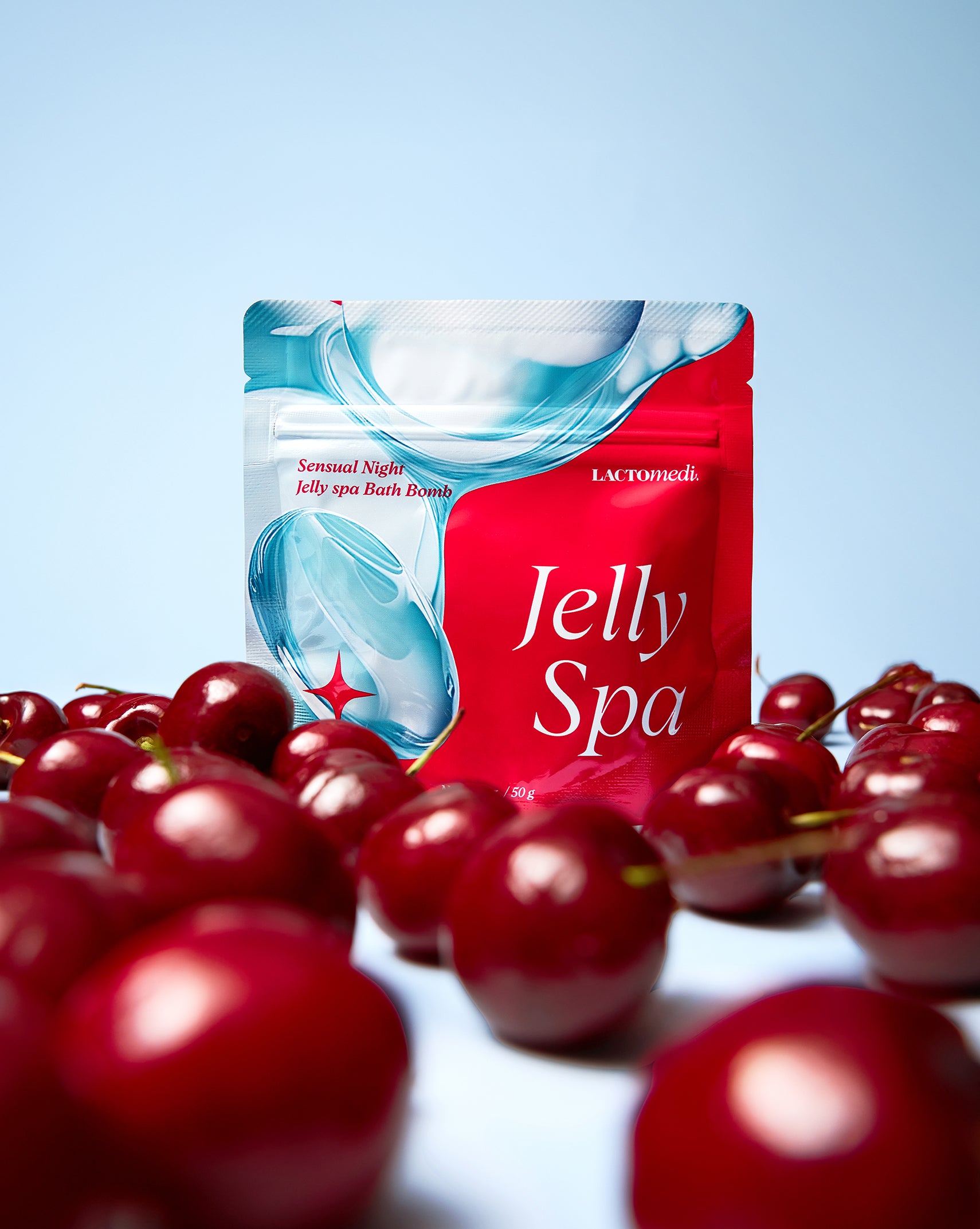 Jelly Spa with cherries