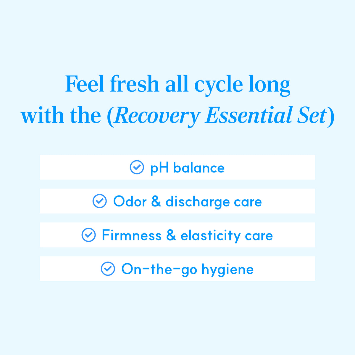 Recovery Essential Set
