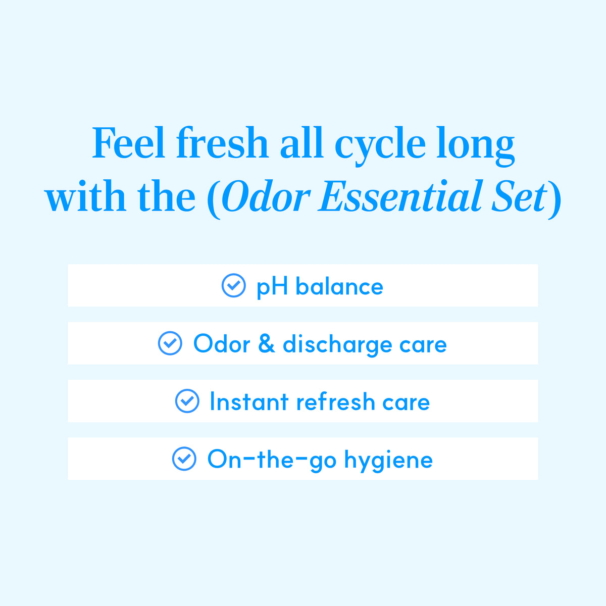 Odor Essential Set